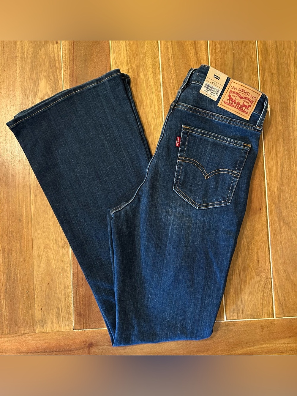 Levi's Women's Dark Blue Flare Jeans 726 size 29 - Picture 6 of 6